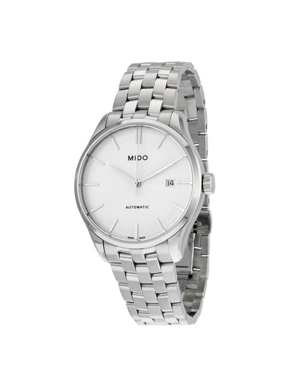 NWT Mido Belluna II Automatic Silver Dial Men's Watch